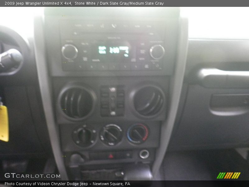 Stone White / Dark Slate Gray/Medium Slate Gray 2009 Jeep Wrangler Unlimited X 4x4