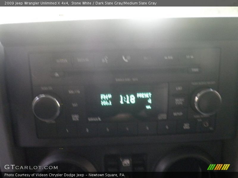 Stone White / Dark Slate Gray/Medium Slate Gray 2009 Jeep Wrangler Unlimited X 4x4