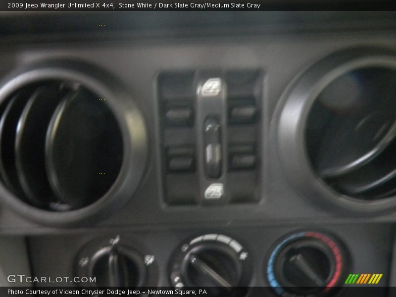 Stone White / Dark Slate Gray/Medium Slate Gray 2009 Jeep Wrangler Unlimited X 4x4