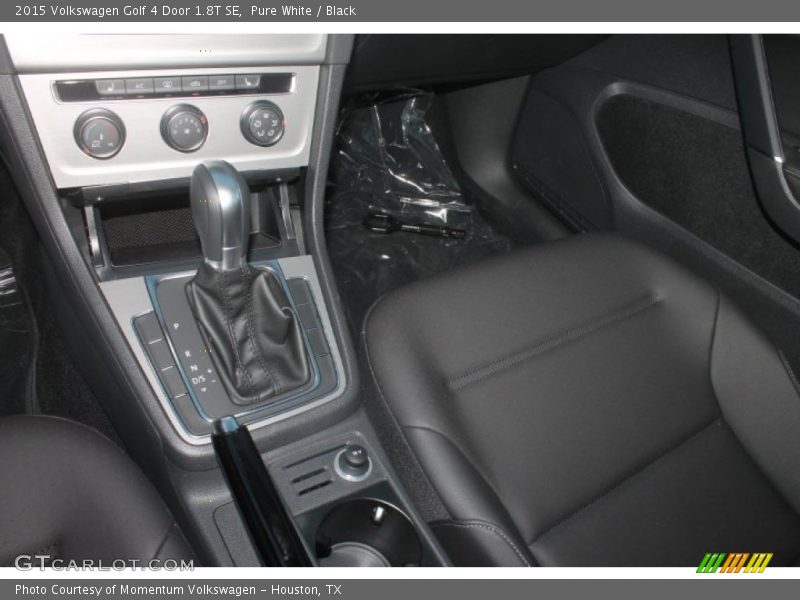 Pure White / Black 2015 Volkswagen Golf 4 Door 1.8T SE