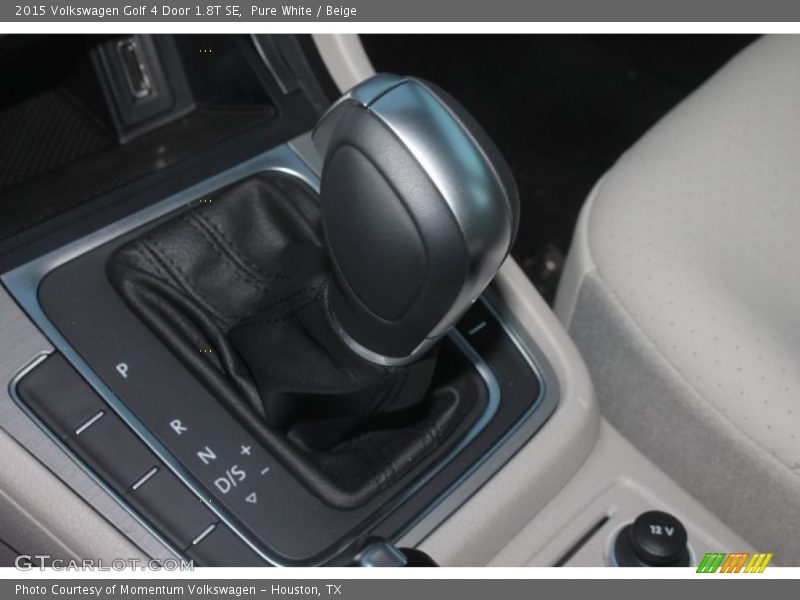 Pure White / Beige 2015 Volkswagen Golf 4 Door 1.8T SE