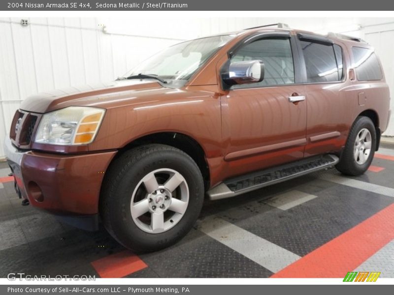 Sedona Metallic / Steel/Titanium 2004 Nissan Armada SE 4x4