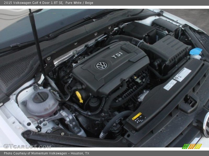 Pure White / Beige 2015 Volkswagen Golf 4 Door 1.8T SE