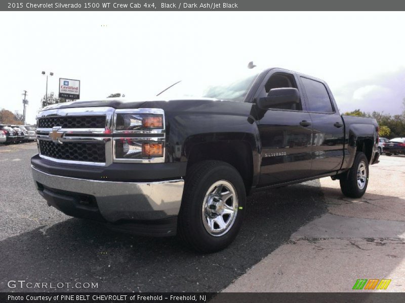 Black / Dark Ash/Jet Black 2015 Chevrolet Silverado 1500 WT Crew Cab 4x4