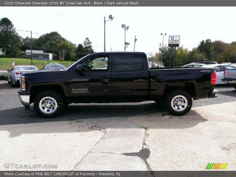 Black / Dark Ash/Jet Black 2015 Chevrolet Silverado 1500 WT Crew Cab 4x4