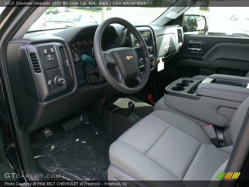 Black / Dark Ash/Jet Black 2015 Chevrolet Silverado 1500 WT Crew Cab 4x4
