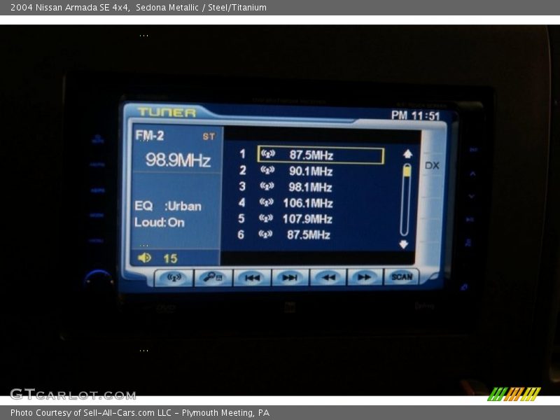 Sedona Metallic / Steel/Titanium 2004 Nissan Armada SE 4x4