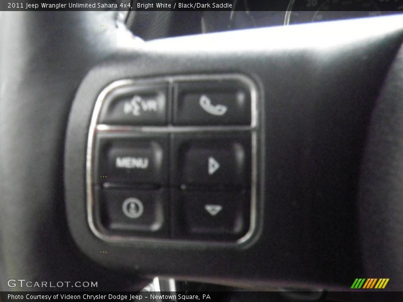 Bright White / Black/Dark Saddle 2011 Jeep Wrangler Unlimited Sahara 4x4