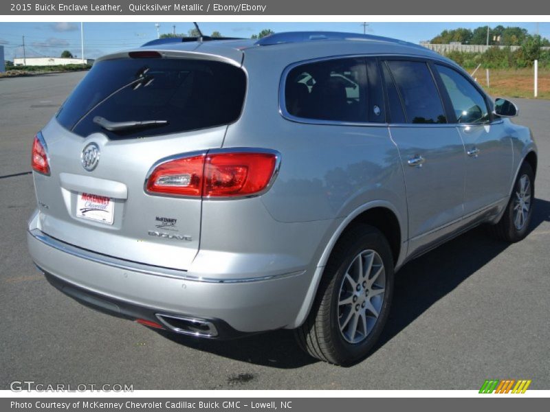 Quicksilver Metallic / Ebony/Ebony 2015 Buick Enclave Leather