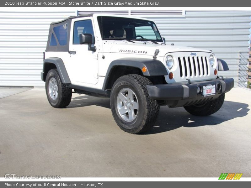 Stone White / Dark Slate Gray/Medium Slate Gray 2010 Jeep Wrangler Rubicon 4x4