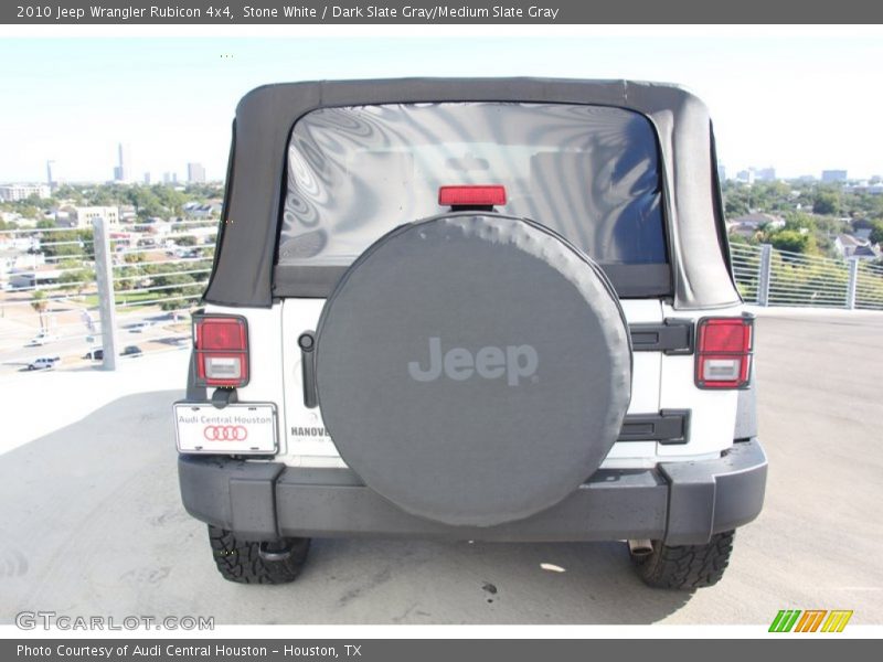 Stone White / Dark Slate Gray/Medium Slate Gray 2010 Jeep Wrangler Rubicon 4x4