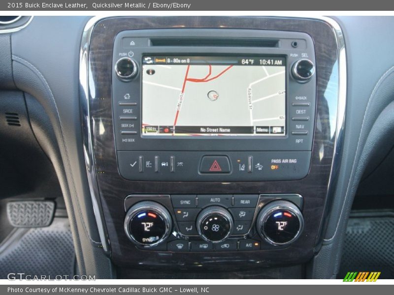 Quicksilver Metallic / Ebony/Ebony 2015 Buick Enclave Leather