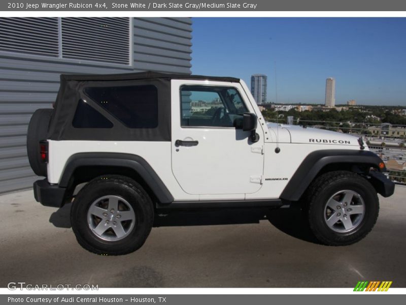 Stone White / Dark Slate Gray/Medium Slate Gray 2010 Jeep Wrangler Rubicon 4x4