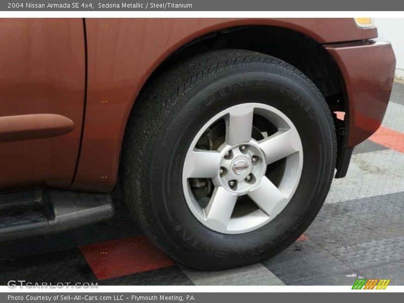 Sedona Metallic / Steel/Titanium 2004 Nissan Armada SE 4x4