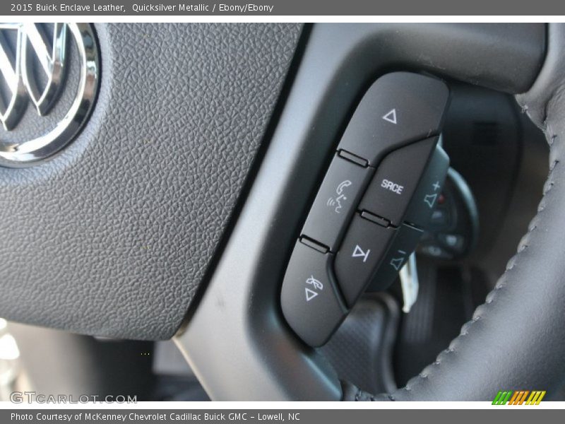 Quicksilver Metallic / Ebony/Ebony 2015 Buick Enclave Leather