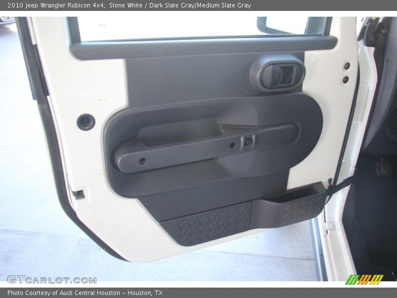 Stone White / Dark Slate Gray/Medium Slate Gray 2010 Jeep Wrangler Rubicon 4x4