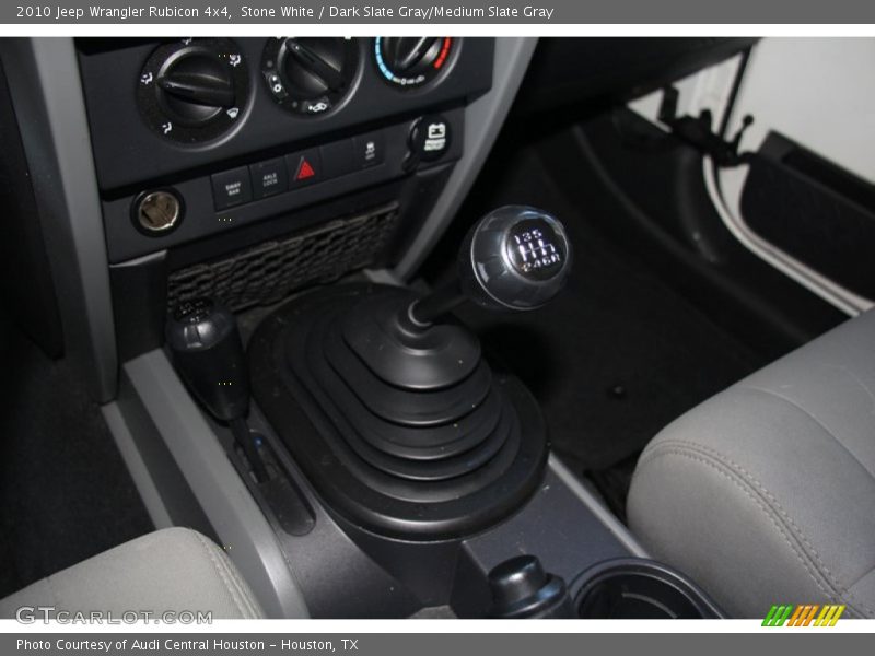 Stone White / Dark Slate Gray/Medium Slate Gray 2010 Jeep Wrangler Rubicon 4x4