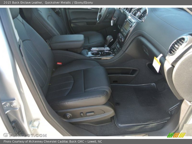 Quicksilver Metallic / Ebony/Ebony 2015 Buick Enclave Leather