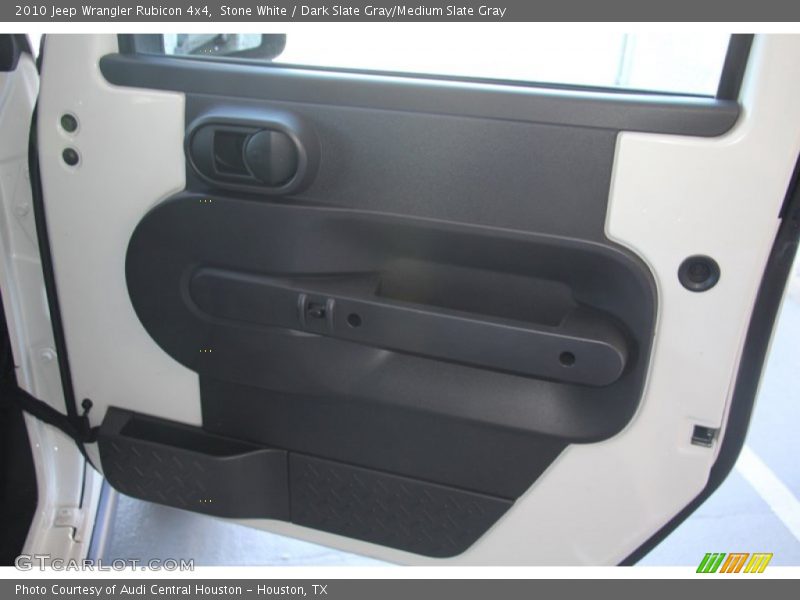 Stone White / Dark Slate Gray/Medium Slate Gray 2010 Jeep Wrangler Rubicon 4x4