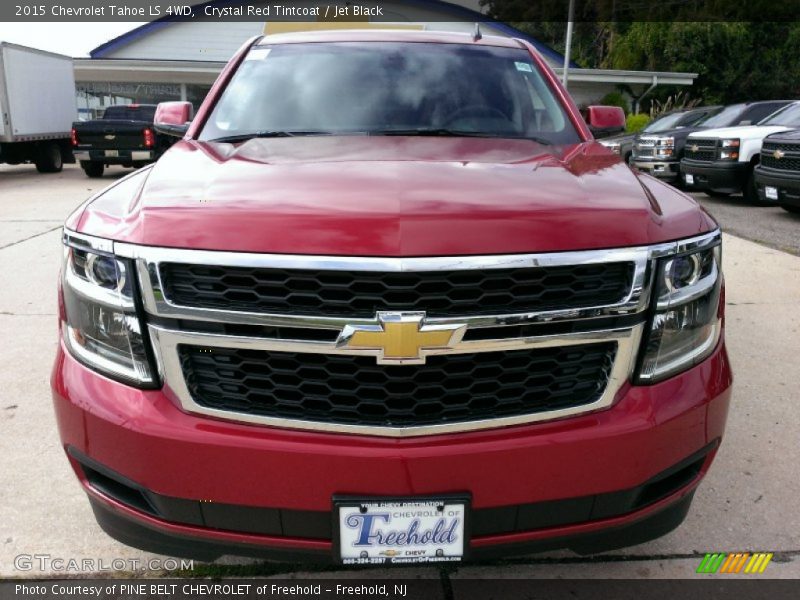 Crystal Red Tintcoat / Jet Black 2015 Chevrolet Tahoe LS 4WD