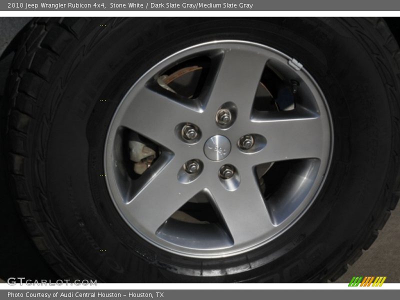 Stone White / Dark Slate Gray/Medium Slate Gray 2010 Jeep Wrangler Rubicon 4x4