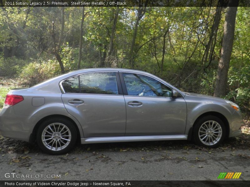Steel Silver Metallic / Off-Black 2011 Subaru Legacy 2.5i Premium