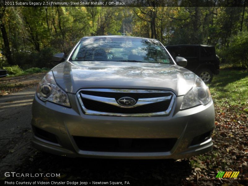 Steel Silver Metallic / Off-Black 2011 Subaru Legacy 2.5i Premium