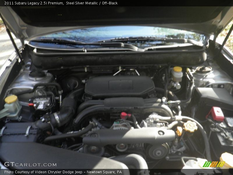 Steel Silver Metallic / Off-Black 2011 Subaru Legacy 2.5i Premium