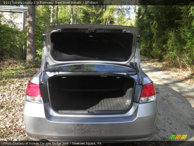 Steel Silver Metallic / Off-Black 2011 Subaru Legacy 2.5i Premium