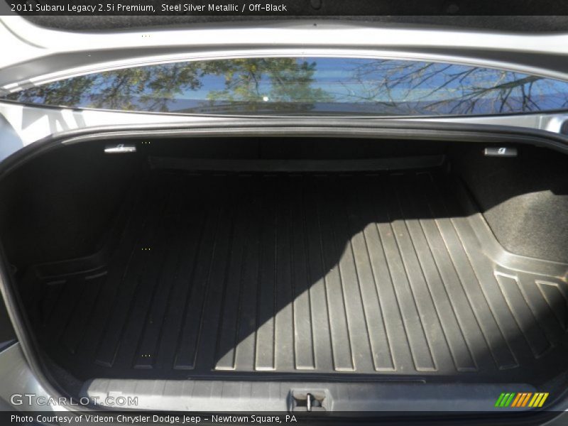 Steel Silver Metallic / Off-Black 2011 Subaru Legacy 2.5i Premium