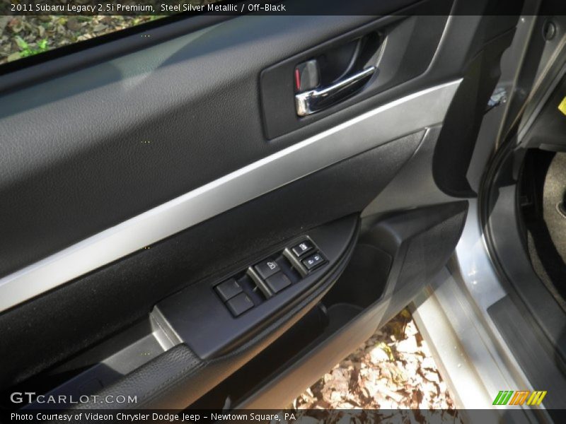 Steel Silver Metallic / Off-Black 2011 Subaru Legacy 2.5i Premium