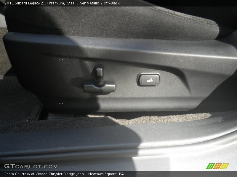 Steel Silver Metallic / Off-Black 2011 Subaru Legacy 2.5i Premium