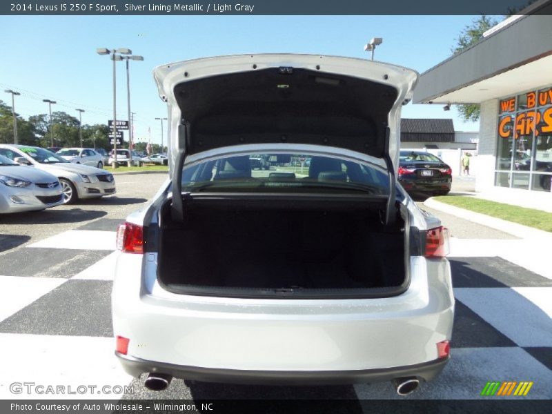 Silver Lining Metallic / Light Gray 2014 Lexus IS 250 F Sport
