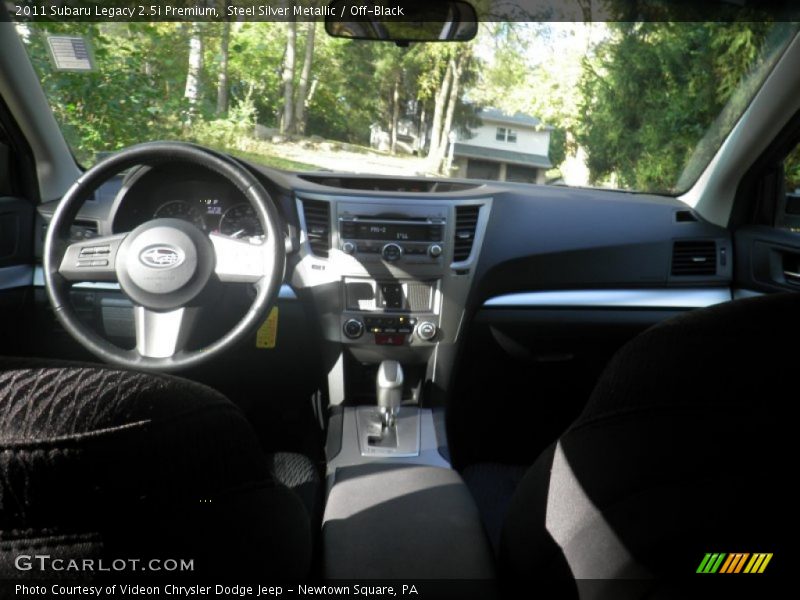 Steel Silver Metallic / Off-Black 2011 Subaru Legacy 2.5i Premium