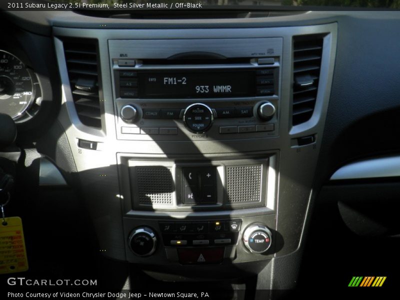 Steel Silver Metallic / Off-Black 2011 Subaru Legacy 2.5i Premium