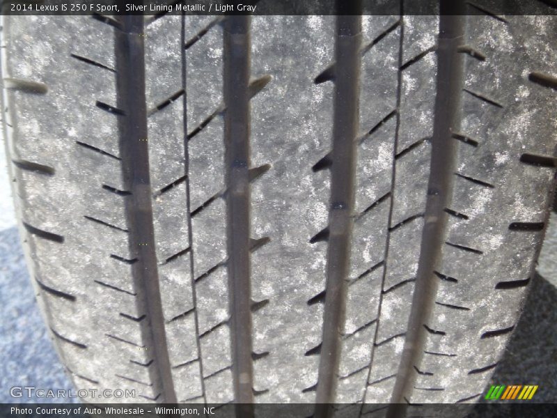 Silver Lining Metallic / Light Gray 2014 Lexus IS 250 F Sport