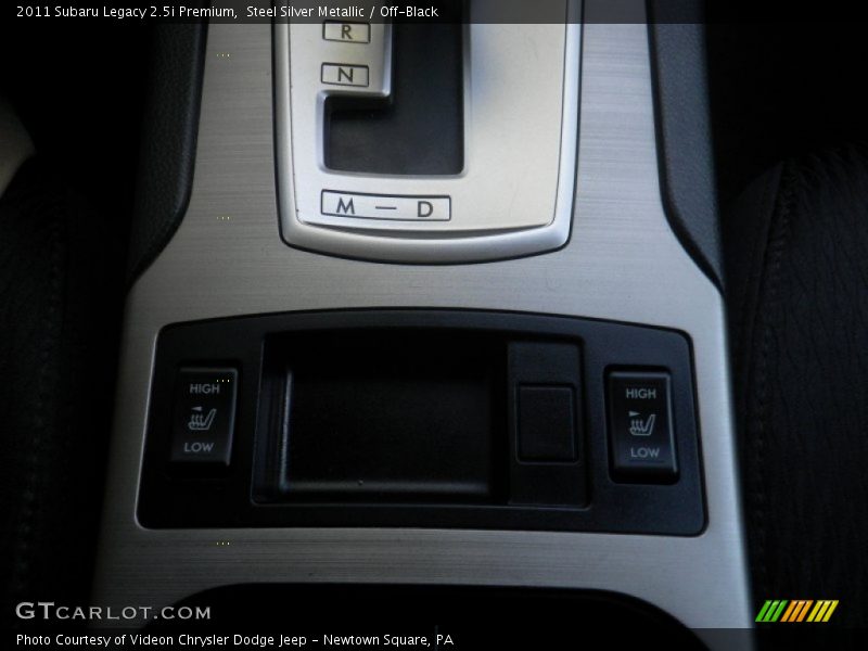Steel Silver Metallic / Off-Black 2011 Subaru Legacy 2.5i Premium
