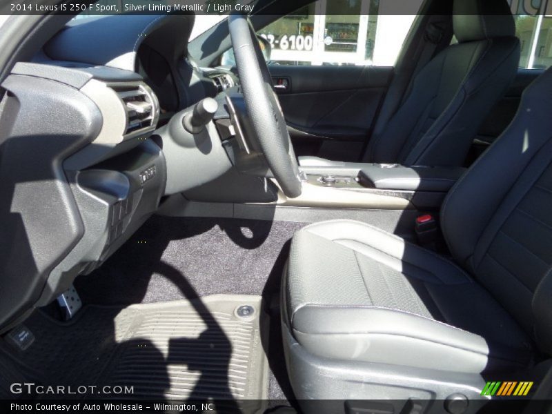 Silver Lining Metallic / Light Gray 2014 Lexus IS 250 F Sport