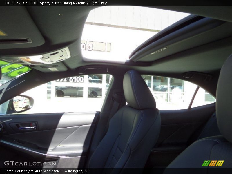 Silver Lining Metallic / Light Gray 2014 Lexus IS 250 F Sport