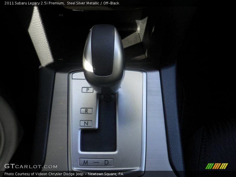Steel Silver Metallic / Off-Black 2011 Subaru Legacy 2.5i Premium