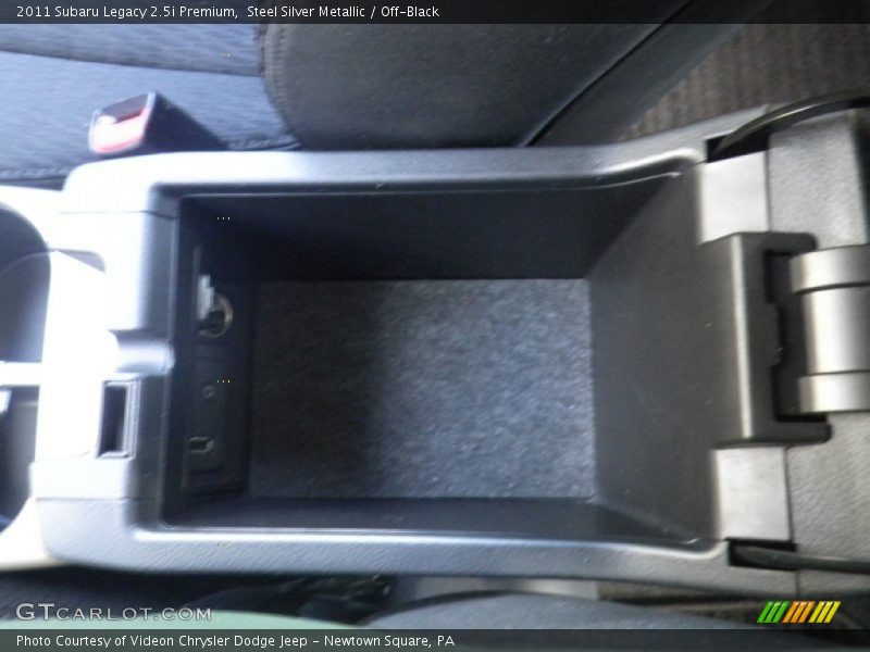 Steel Silver Metallic / Off-Black 2011 Subaru Legacy 2.5i Premium