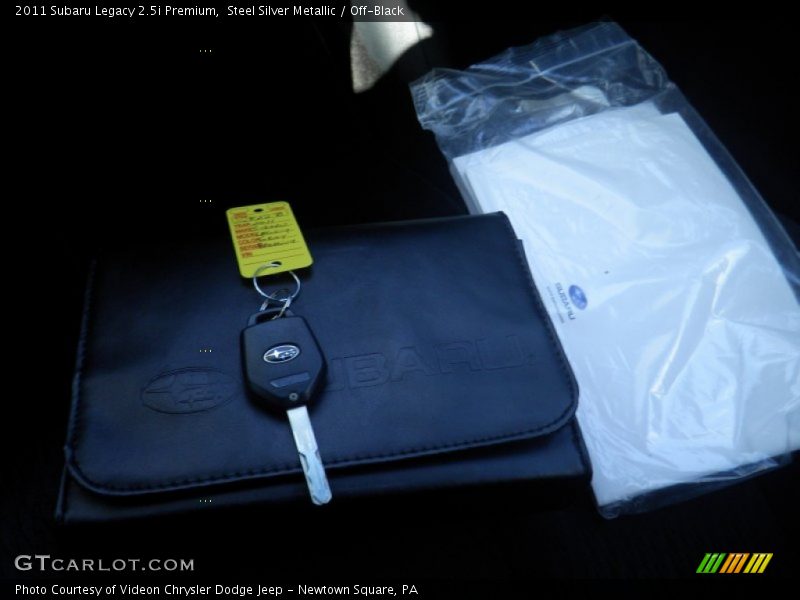 Steel Silver Metallic / Off-Black 2011 Subaru Legacy 2.5i Premium