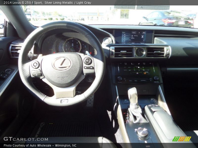 Silver Lining Metallic / Light Gray 2014 Lexus IS 250 F Sport