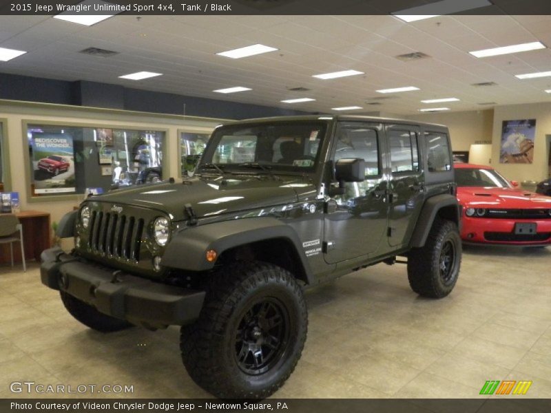 Tank / Black 2015 Jeep Wrangler Unlimited Sport 4x4