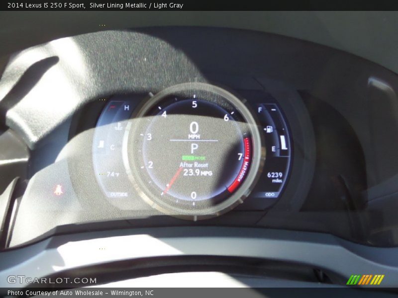 Silver Lining Metallic / Light Gray 2014 Lexus IS 250 F Sport