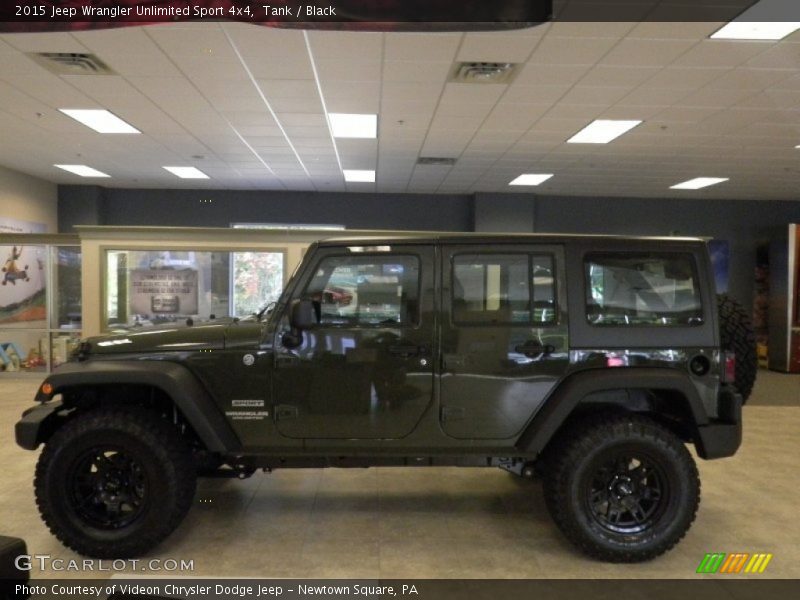 Tank / Black 2015 Jeep Wrangler Unlimited Sport 4x4