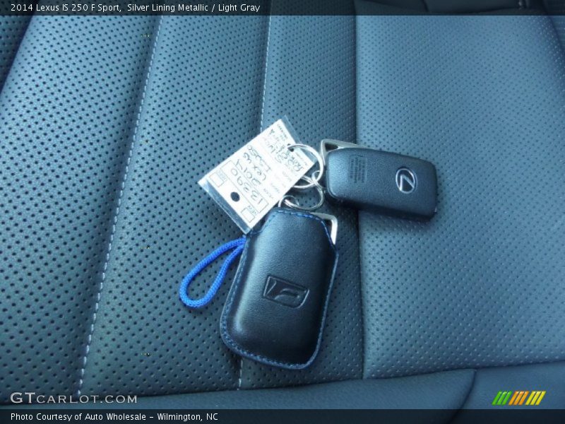 Silver Lining Metallic / Light Gray 2014 Lexus IS 250 F Sport