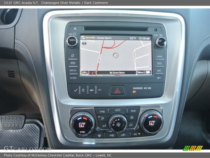 Champagne Silver Metallic / Dark Cashmere 2015 GMC Acadia SLT