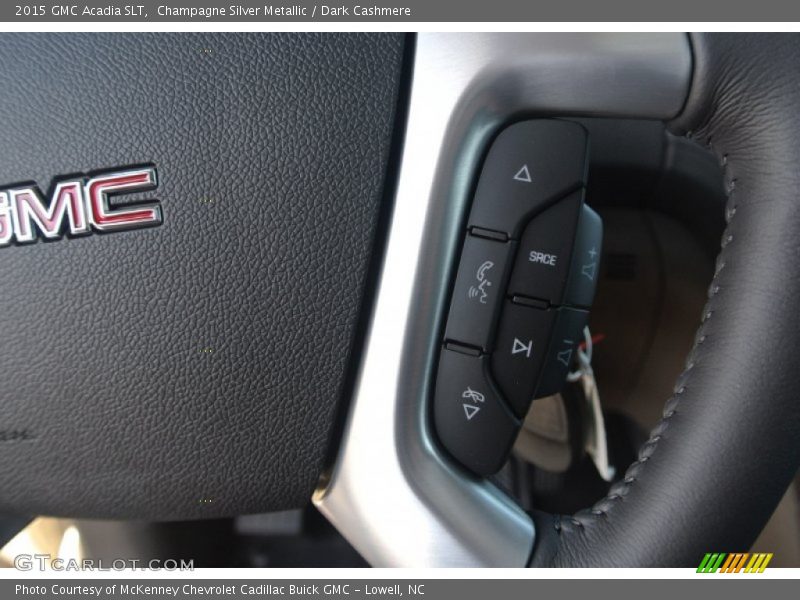 Champagne Silver Metallic / Dark Cashmere 2015 GMC Acadia SLT