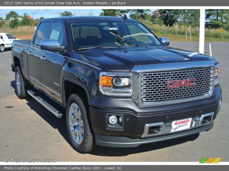 Iridium Metallic / Jet Black 2015 GMC Sierra 1500 Denali Crew Cab 4x4